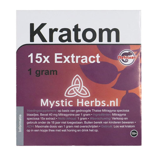 Kratom 15x extract 1 gram