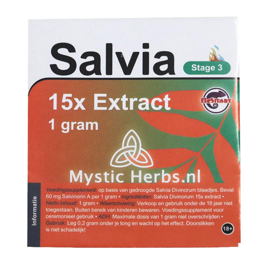 Salvia 15x inhoud 1 gram